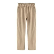 QUDDERR Kids Baby Girls Boys' Suit Pant Casual Elastic Waist Dressy Uniform Pants Youth Spring Fall Trousers Size 3-17 Years